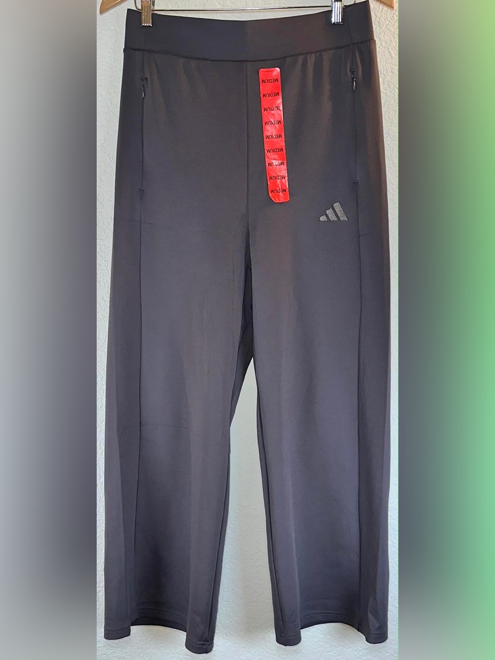 adidas Grey Wide Leg Pants